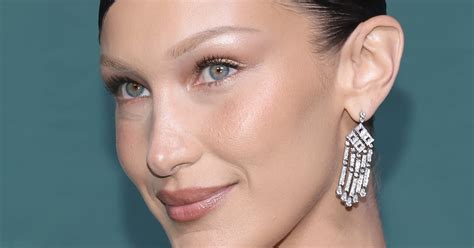 bella hadid smiling|bella hadid nails.